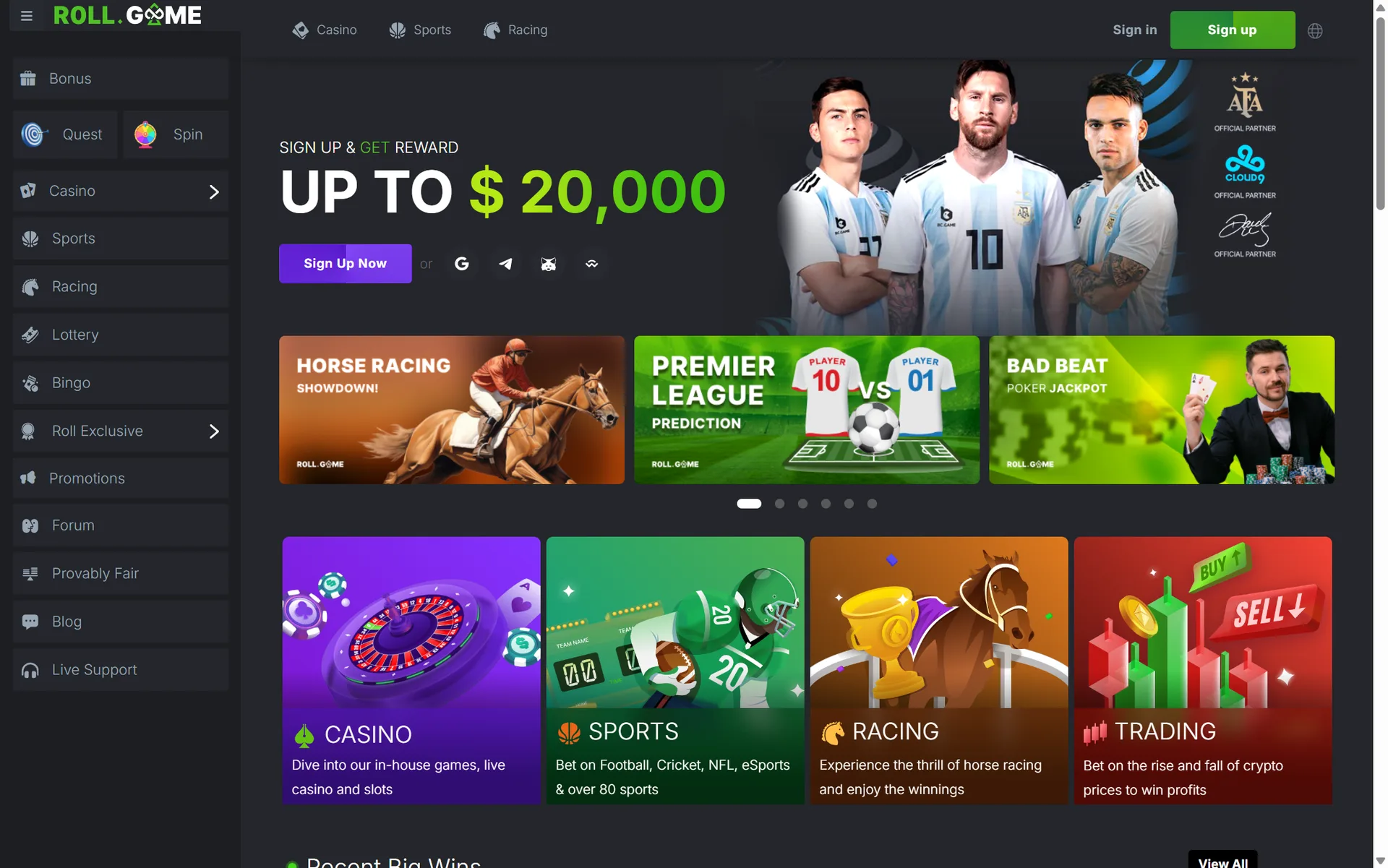 RollGame源码MEAN全栈架构拆解 海外包网运营版本封面
