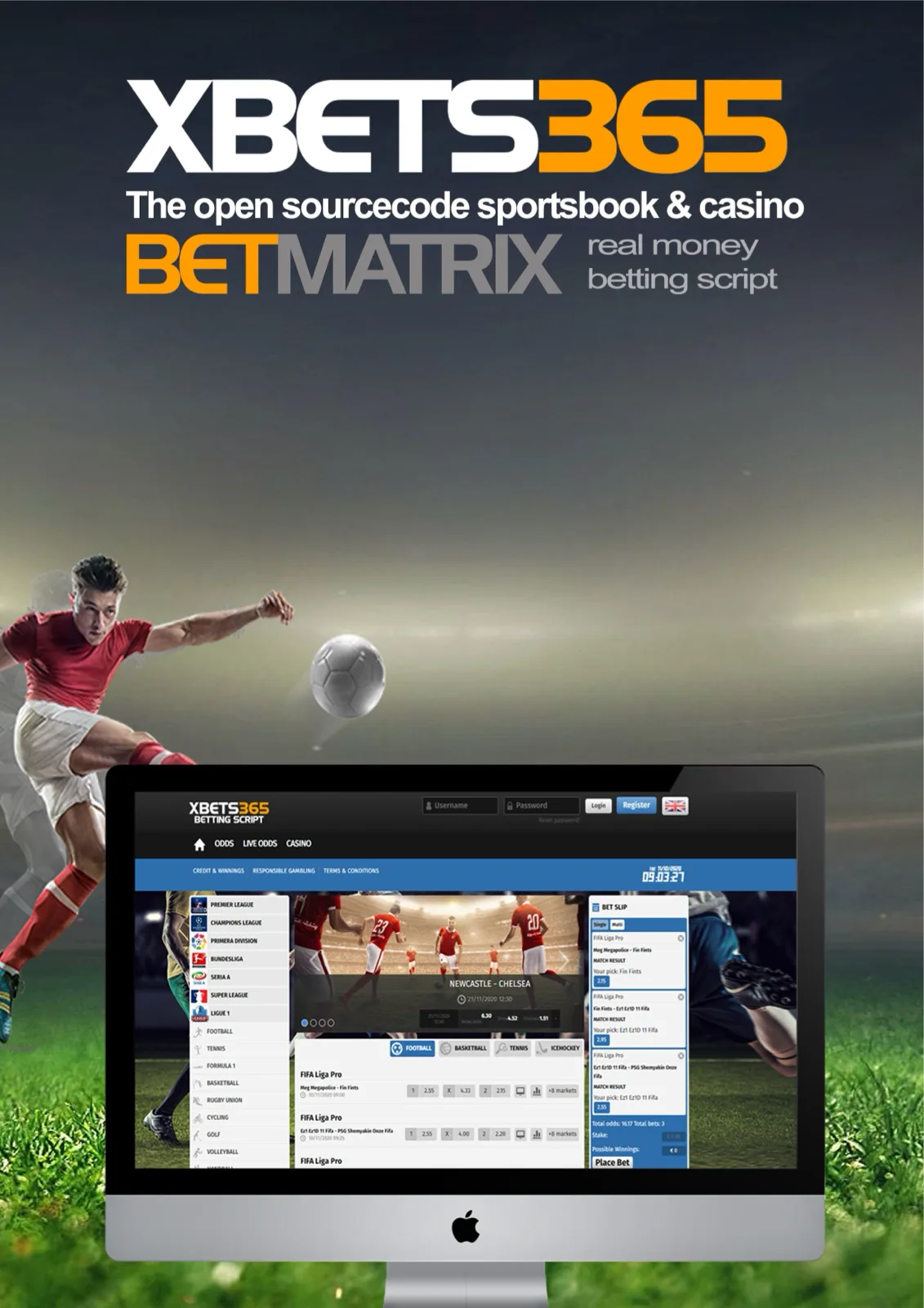 XBETS365(BetMatrix)-真钱体育投注娱乐场PHP全明文源码/后台点控风控＋加密货币支付＋双语可深度二开封面
