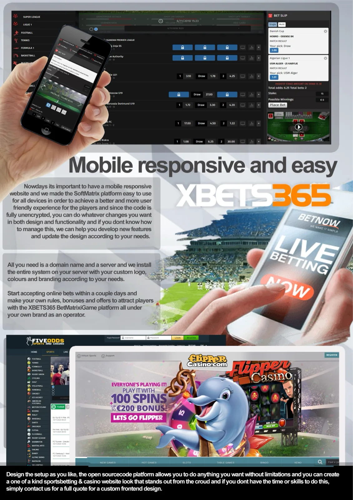 XBETS365 移动端与Flipper娱乐场