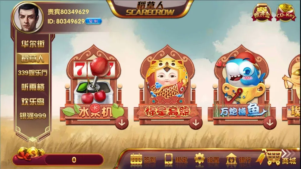华尔街电玩 稻草人游戏厅