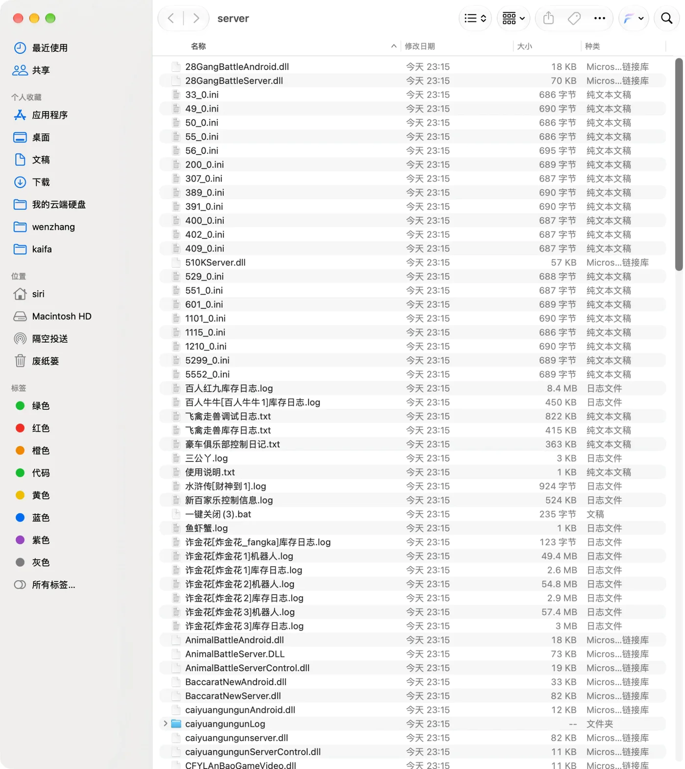 掌乐互娱 网狐服务端进程与游戏DLL目录